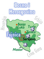 Karta Bosne i Hercegovine
