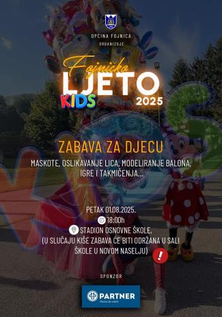 Sutra u Fojnici zabava za djecu