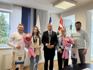 Načelnik ugostio Safetu i Adnu, članice KBV Fojnica koje su osvojile zlatnu i bronzanu medalju na Balkanskom prvenstvu u Novom Sadu