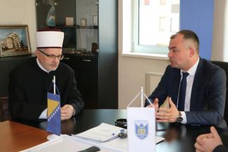 Općina Fojnica: Posjeta sarajevskog muftije