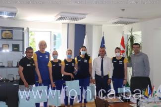 Načelnik Klisura ugostio žensku ko&scaron;arka&scaron;ku reprezentaciju BiH
