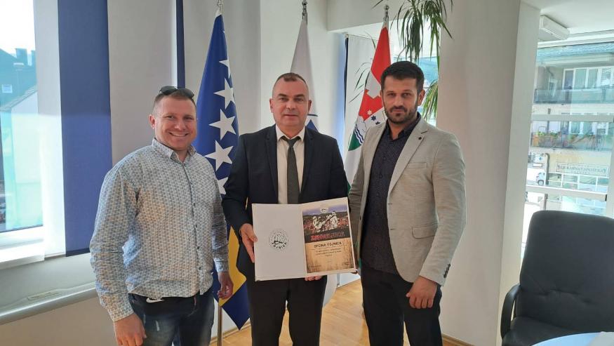 Klub borilačkih vje&scaron;tina 'Fojnica' : Zahvalnica načelniku Sabahudinu Klisuri za podr&scaron;ku u radu