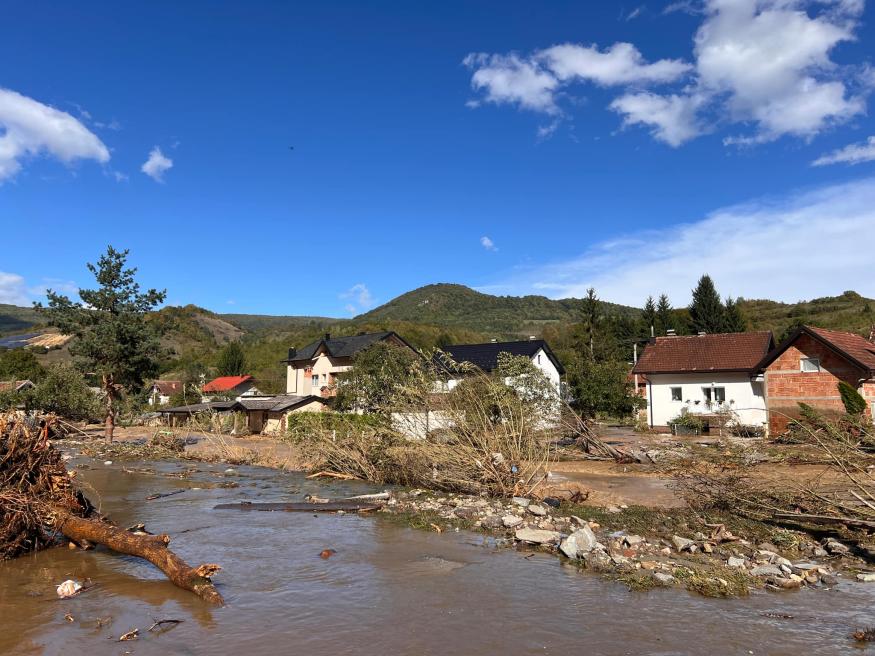 Poziv za či&scaron;ćenje poplavljenih područja