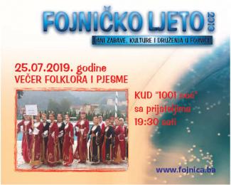 Večeras 'Večer folklora i pjesme' u Fojnici