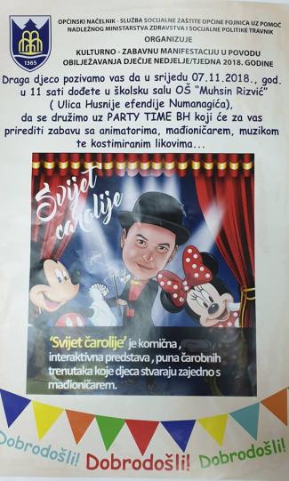 Općina Fojnica organizuje zabavu povodom obilježavanja Dječije nedjelje