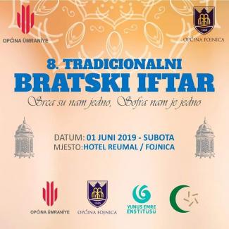 Večeras u Fojnici tradicionalni bratski iftar