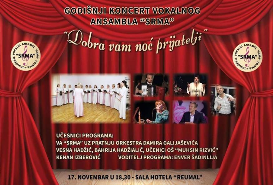 U subotu godišnji koncert VA &quot;SRMA&quot;